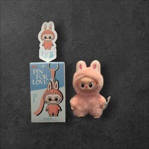 [AUTHENTIC] Pop Mart Labubu – Pin for Love Plush Pendant - “U”